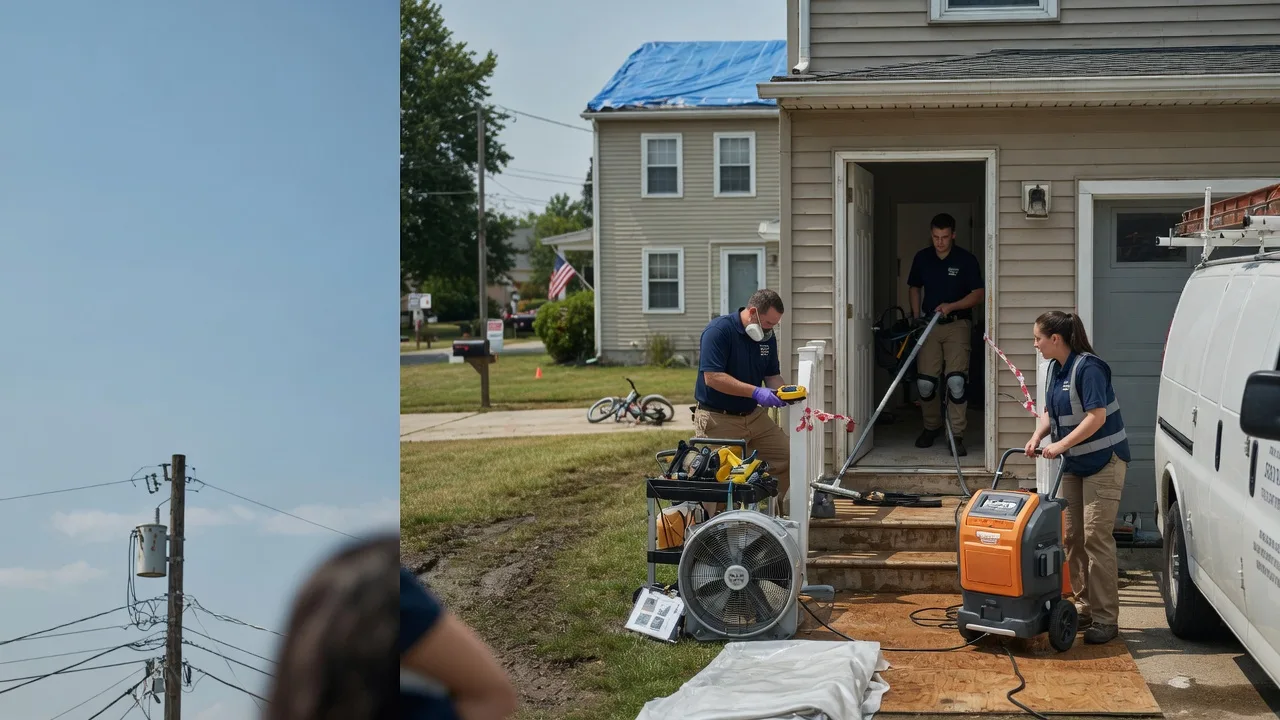 Water Damage Repair in Holcombe, WI near me